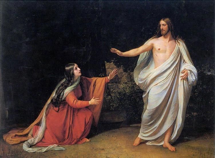 Unknown The Appearance of Christ to Mary Magdalene By Alexander Ivanov